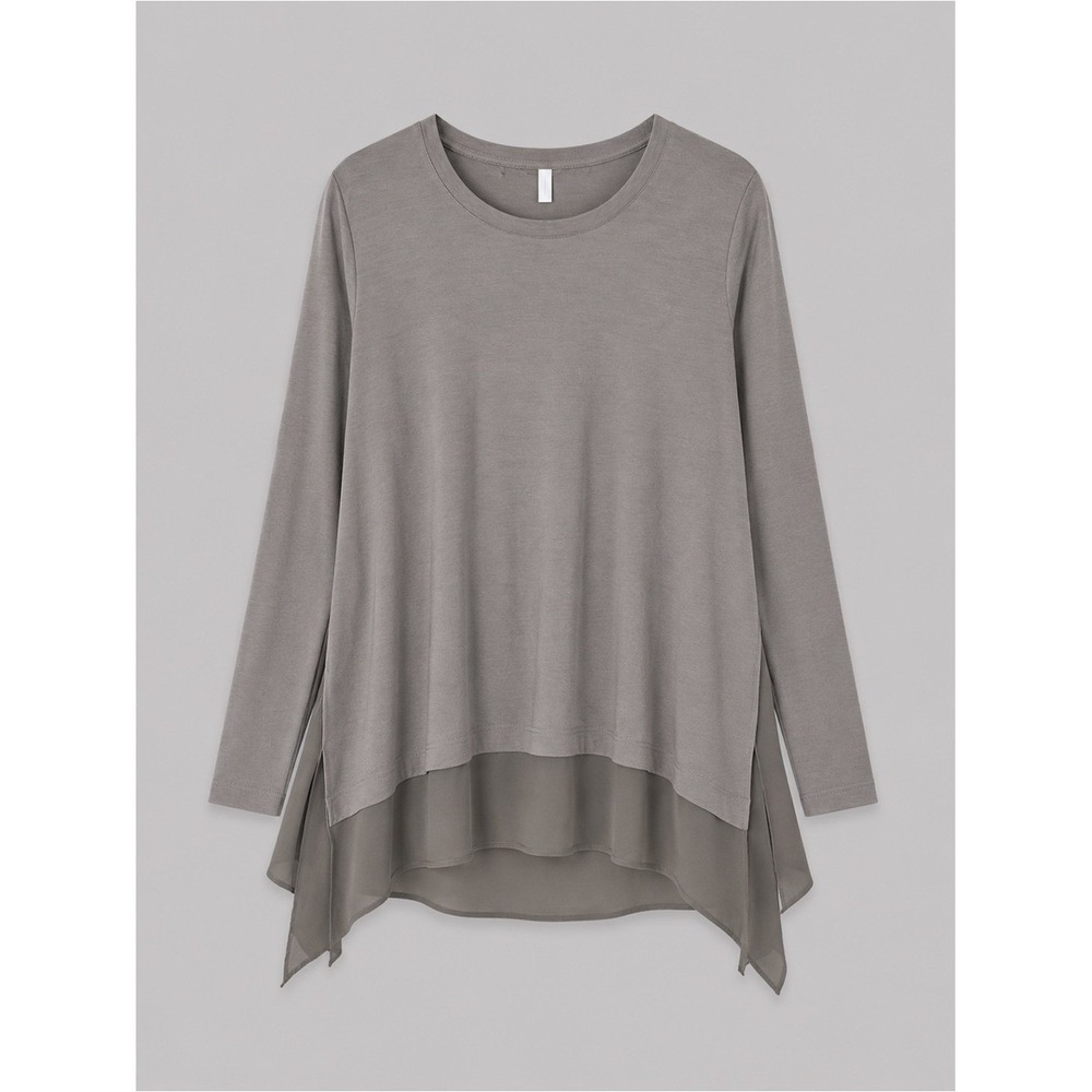 Soft Surroundings Womens Bohemian Tunic Blouse Medium Artsy Oversized Lagenlook